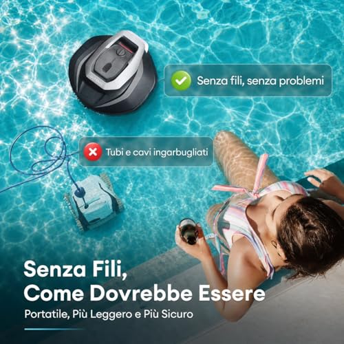 Thumbnail 3 de Pooleco P10: Robot piscina wireless a doppio motore per piscine fino a 80 m²