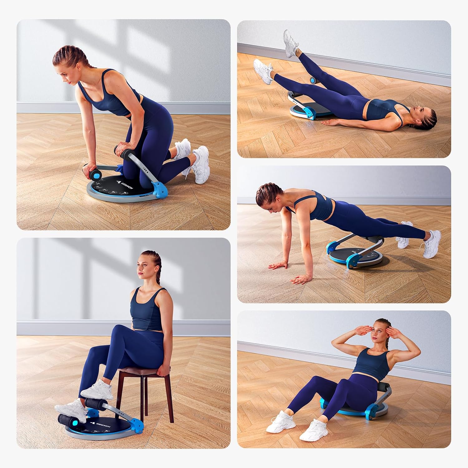 Thumbnail 3 de MERACH Ab Machine automatic rebound sit-up crunch machine with 3 resistance levels
