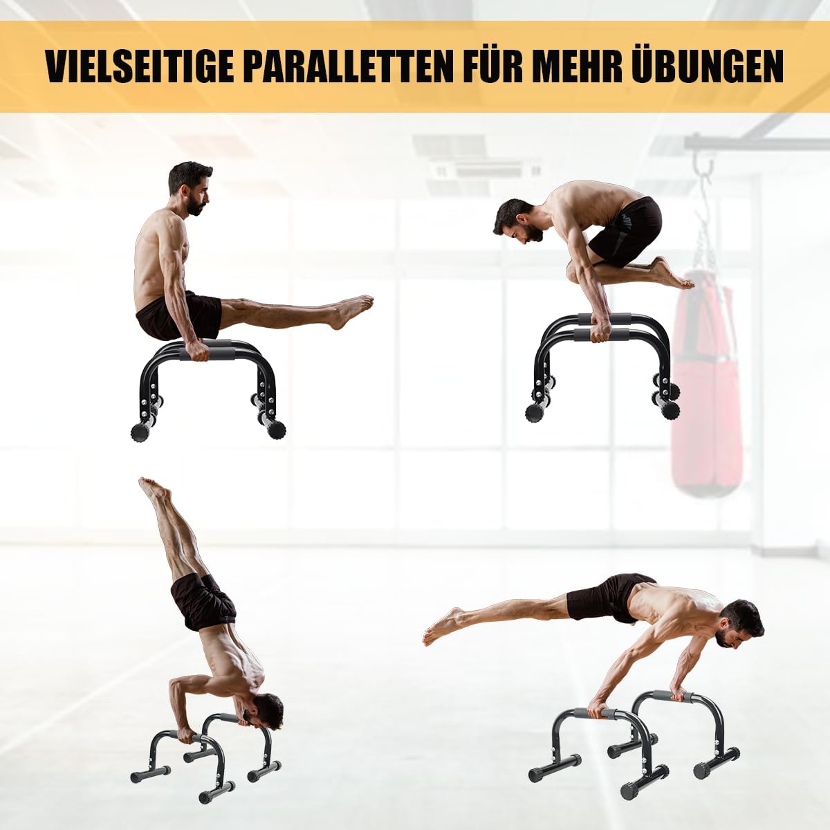 Thumbnail 2 de AmazeFan Parallettes Calisthenics-Barren für Zuhause 💪