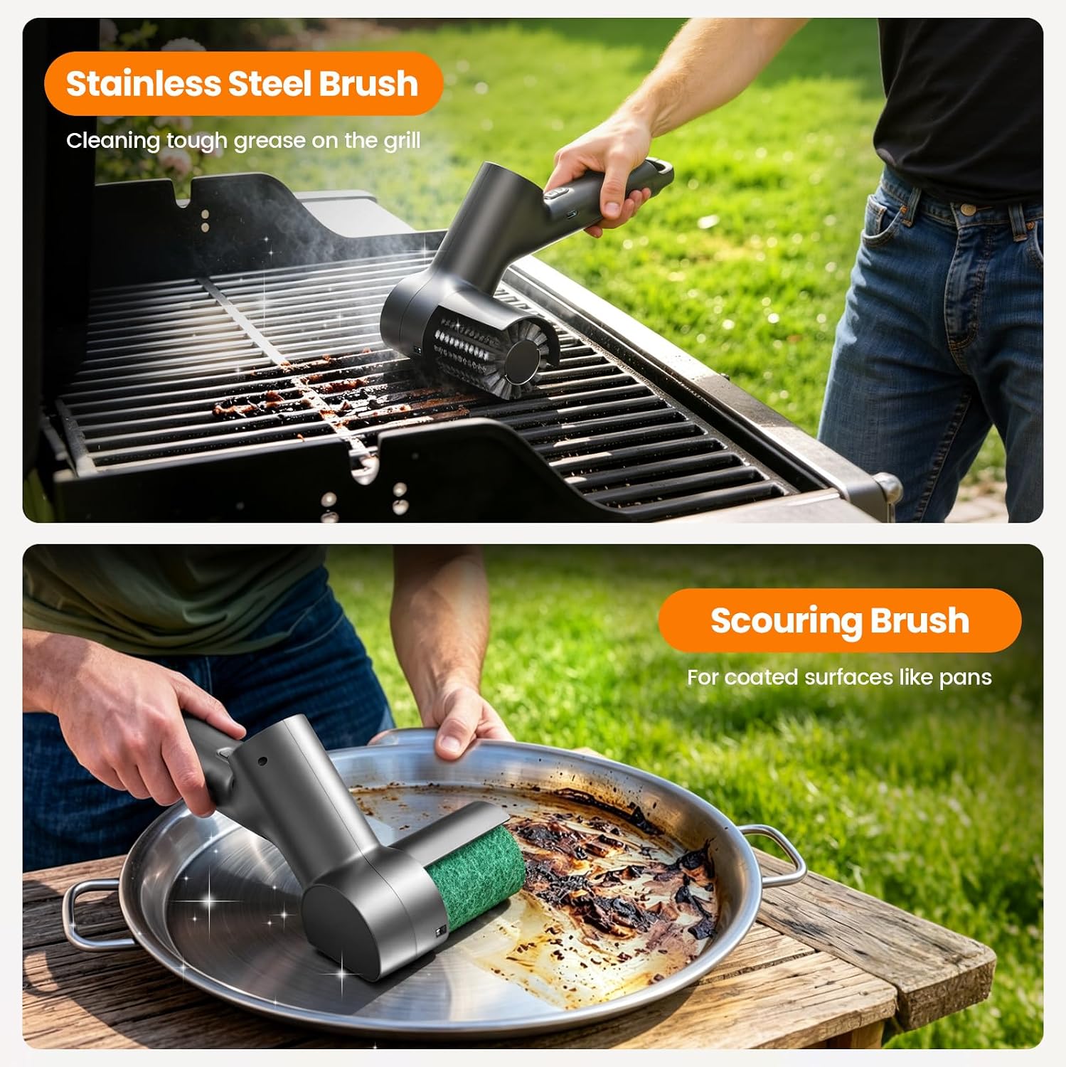 Thumbnail 6 de Electric Grill Brush, 3-Speed