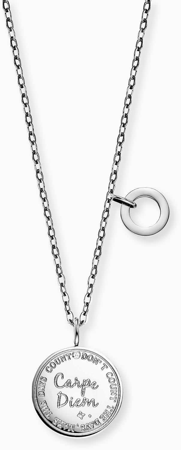 Detalle 2 de Engelsrufer Grußkarte Carpe Diem mit Edelstahlkette – Mutmacher-Geschenk