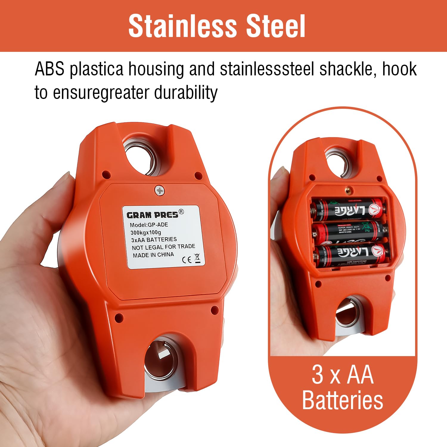 Thumbnail 4 de GRAM PRES Digital Hanging Scale 300kg