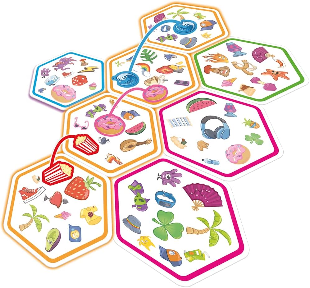 Detalle 2 de Zygomatic Dobble Connect — Gioco di carte d'azione e riflessioni per adulti e bambini
