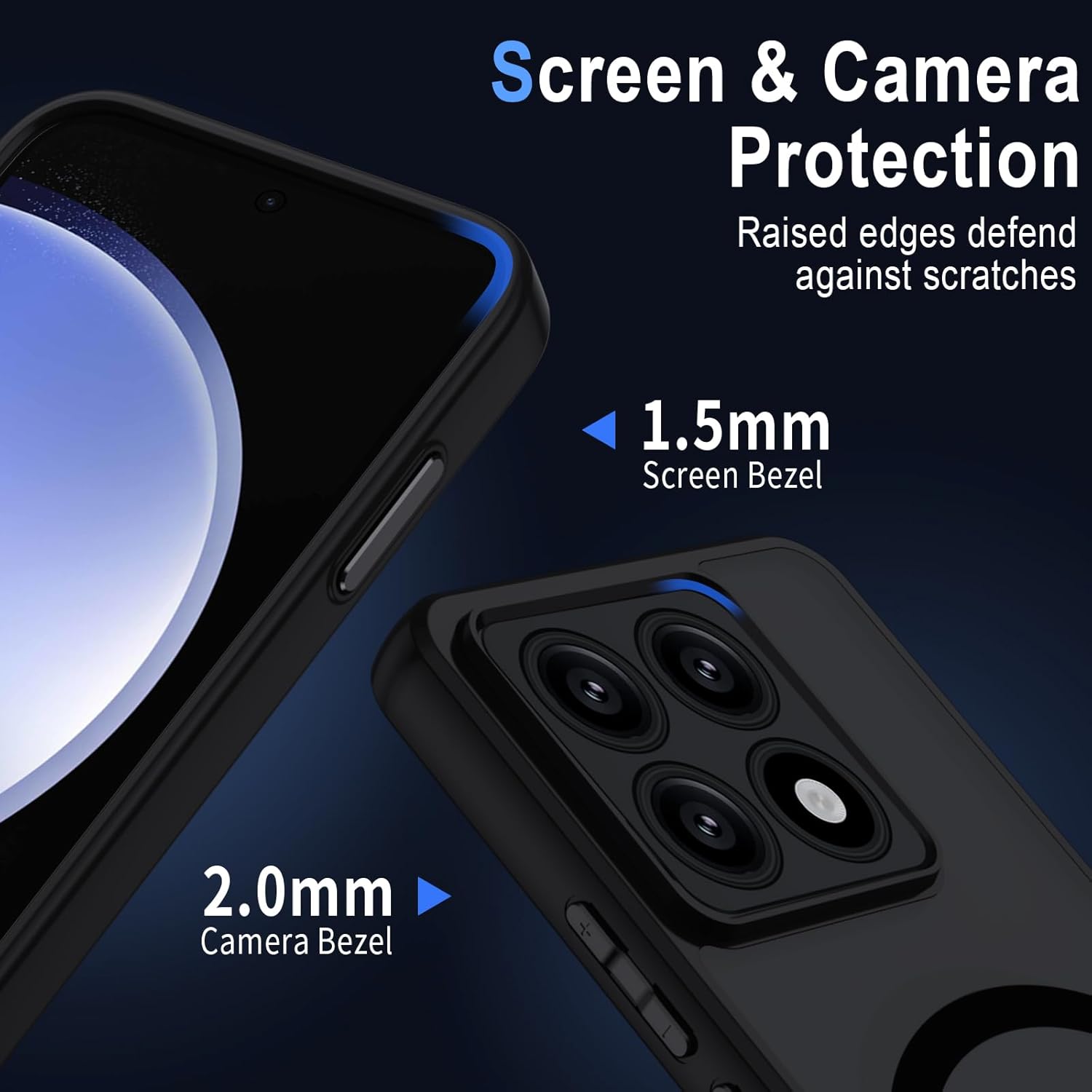 Thumbnail 6 de XTCASE Coque magnétique pour Xiaomi 14T — Étui translucide en PC dur et TPU antichoc