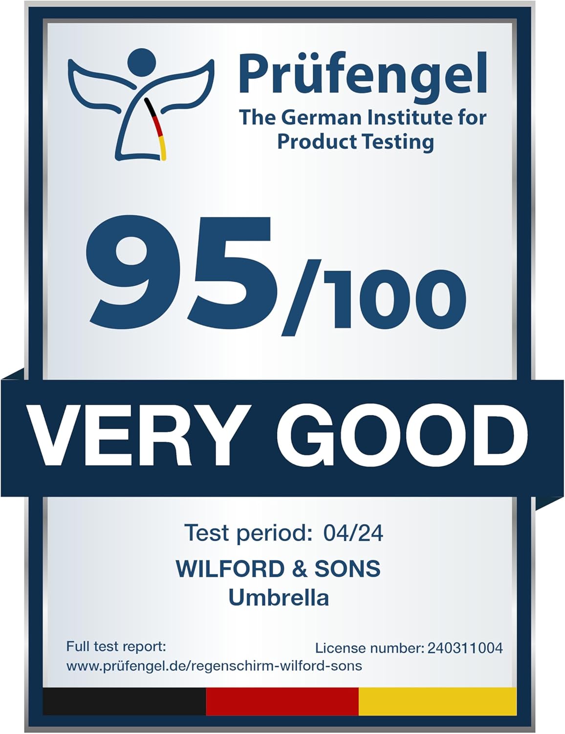 Thumbnail 6 de Windproof Compact Umbrella with Auto Open/Close & Double Canopy – Lightweight Travel Folding Brolly in Teflon Green