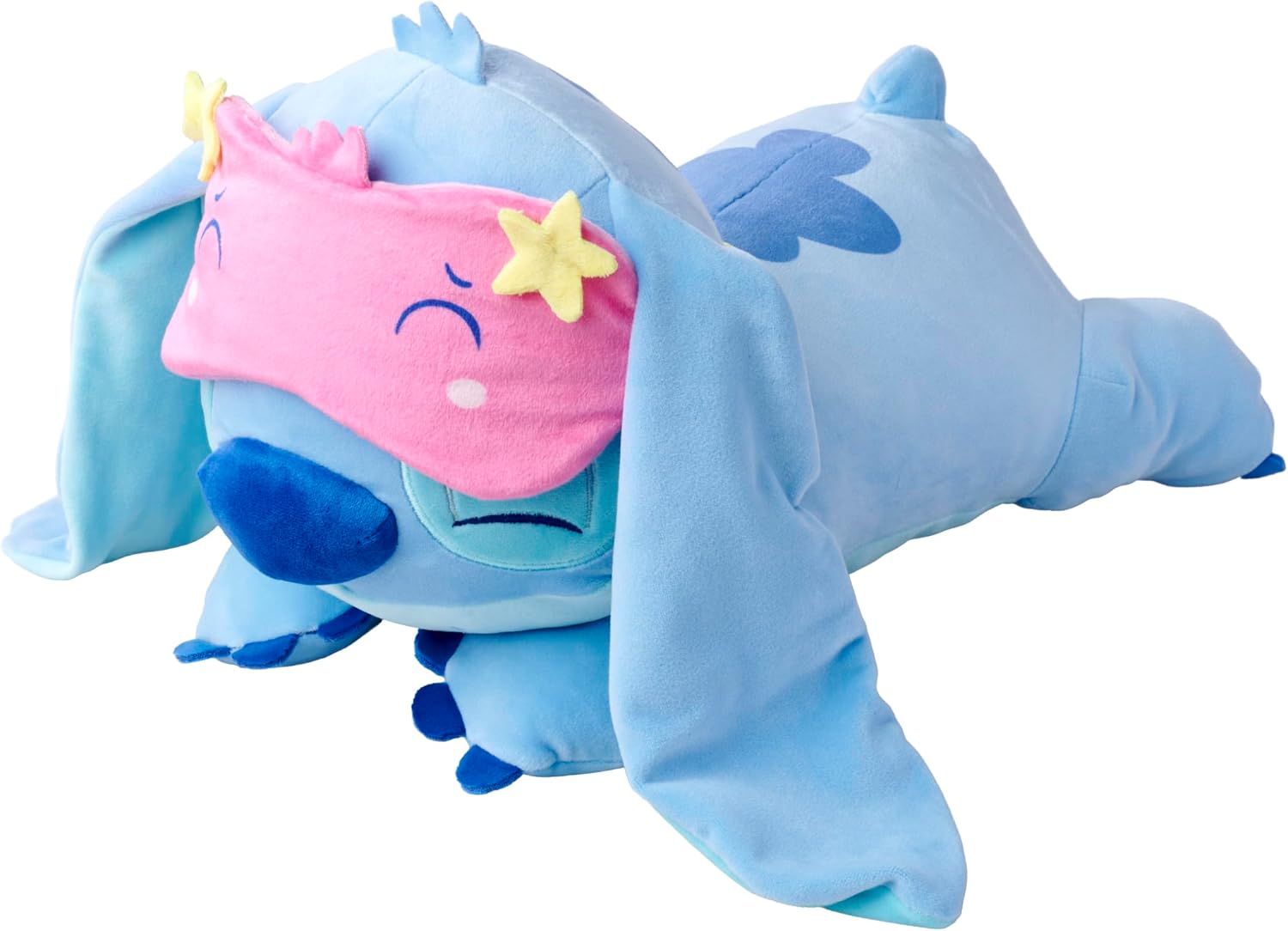 Detalle 2 de SIMBA 6315870576HEA Disney Snuglets Wellbeing Stitch 40 cm, pluszak z maską