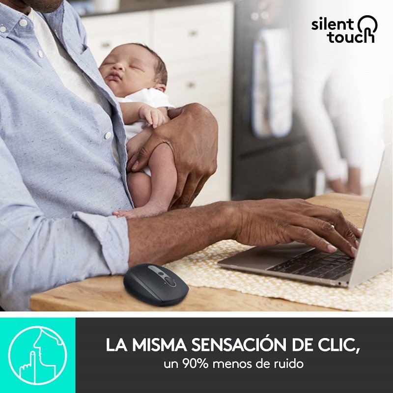 Thumbnail 3 de Logitech M590 Silent: ratón inalámbrico multi-dispositivo para productividad silenciosa