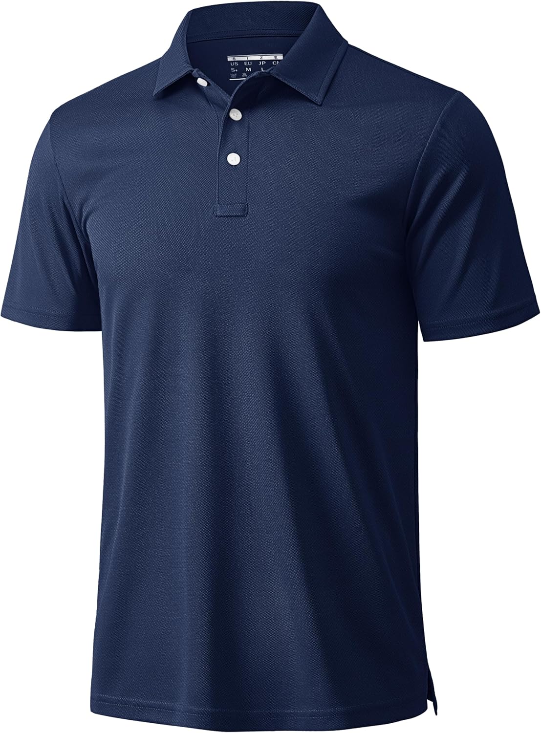 Detalle de MAGCOMSEN Men's Polo Shirts 3 Buttons: Quick-Dry Golf & Casual Polo