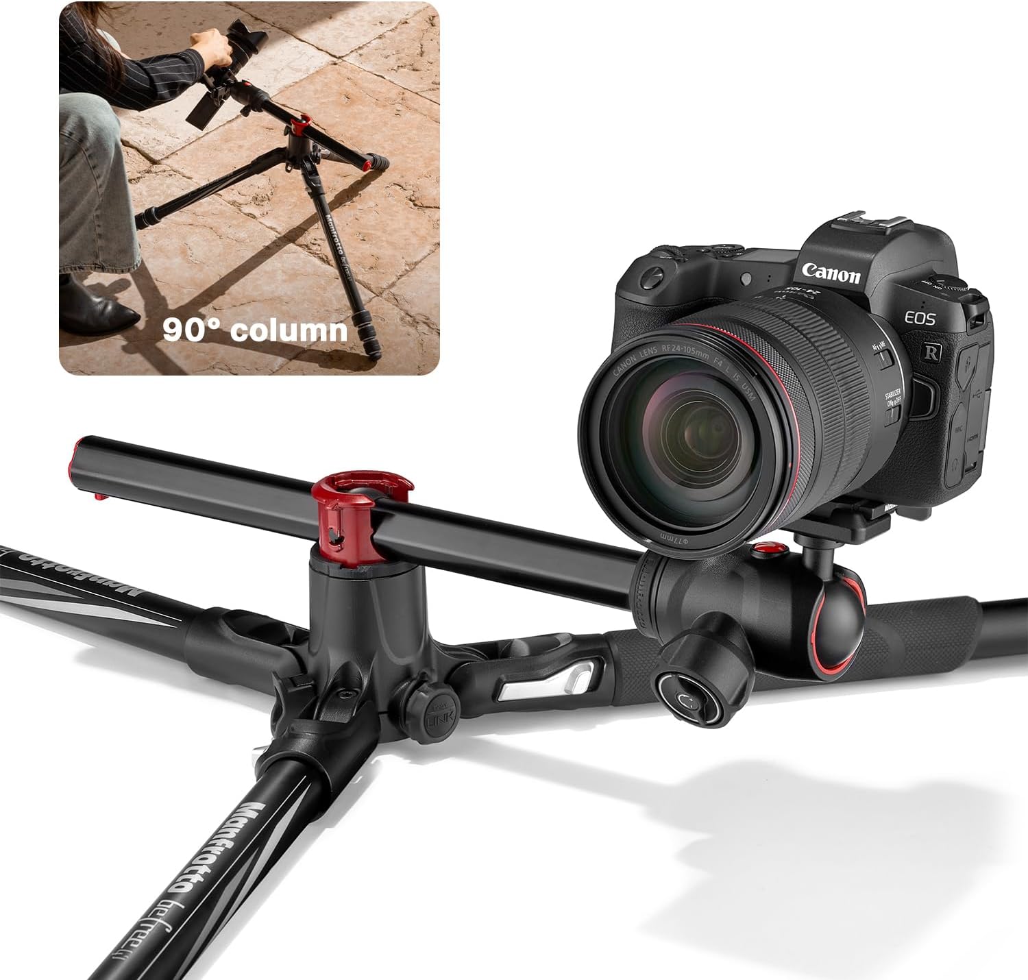 Thumbnail 2 de Manfrotto Befree GT XPRO Aluminium Camera Tripod with 496 Centre Ball Head (MKBFRA4GTXP-BH)