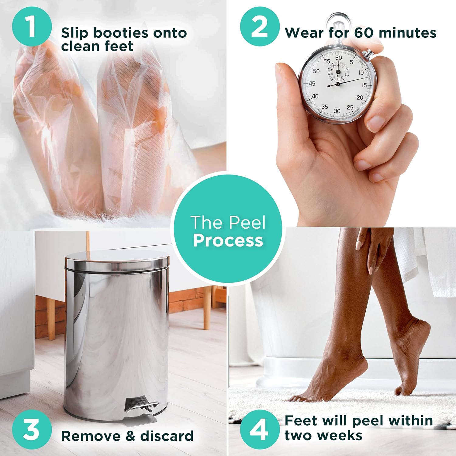 Thumbnail 1 de DERMORA Foot Peel Mask for Soft Feet
