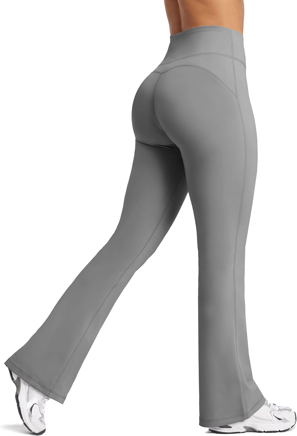 Detalle de AMLEER Yoga Leggings Flare Bootcut