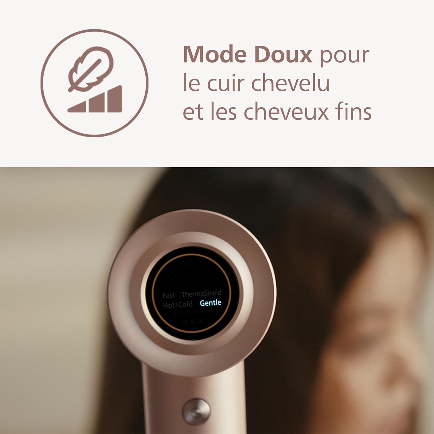 Thumbnail 5 de Philips Sèche-cheveux Série 8000 BHD837/10: rapidité et soin du cuir chevelu avec ThermoShield Advanced