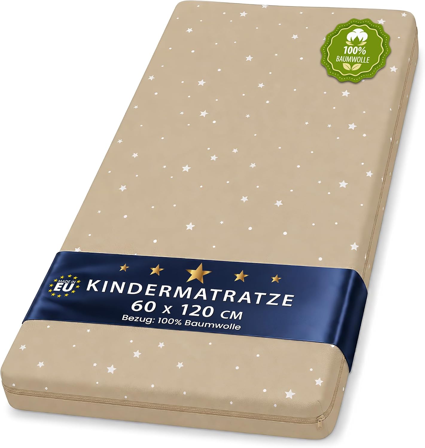 Detalle de Totsy Baby babymatras 60 x 120 cm van schuim met ademende, wasbare hoes