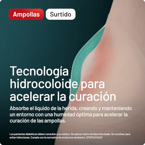 Detalle de Compeed Ampollas Surtido – Pack 2 x 6 apósitos hidrocoloides para pies