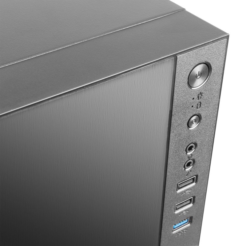 Detalle 2 de Tacens Anima ACX500 USB 3.0 Negra + Fuente 500W: caja premium con buena refrigeración para PC compacto