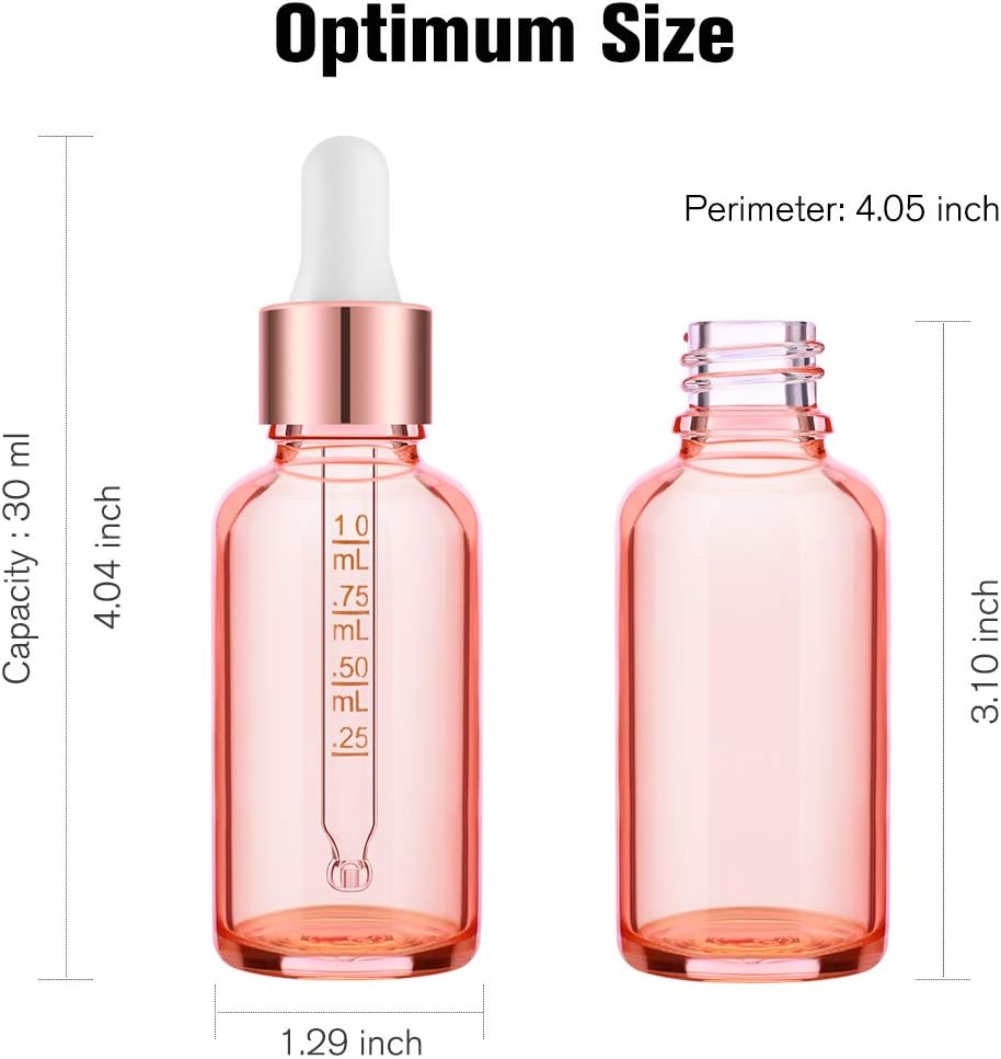 Detalle de PrettyCare 4 Pack 30 ml Dropper Bottles