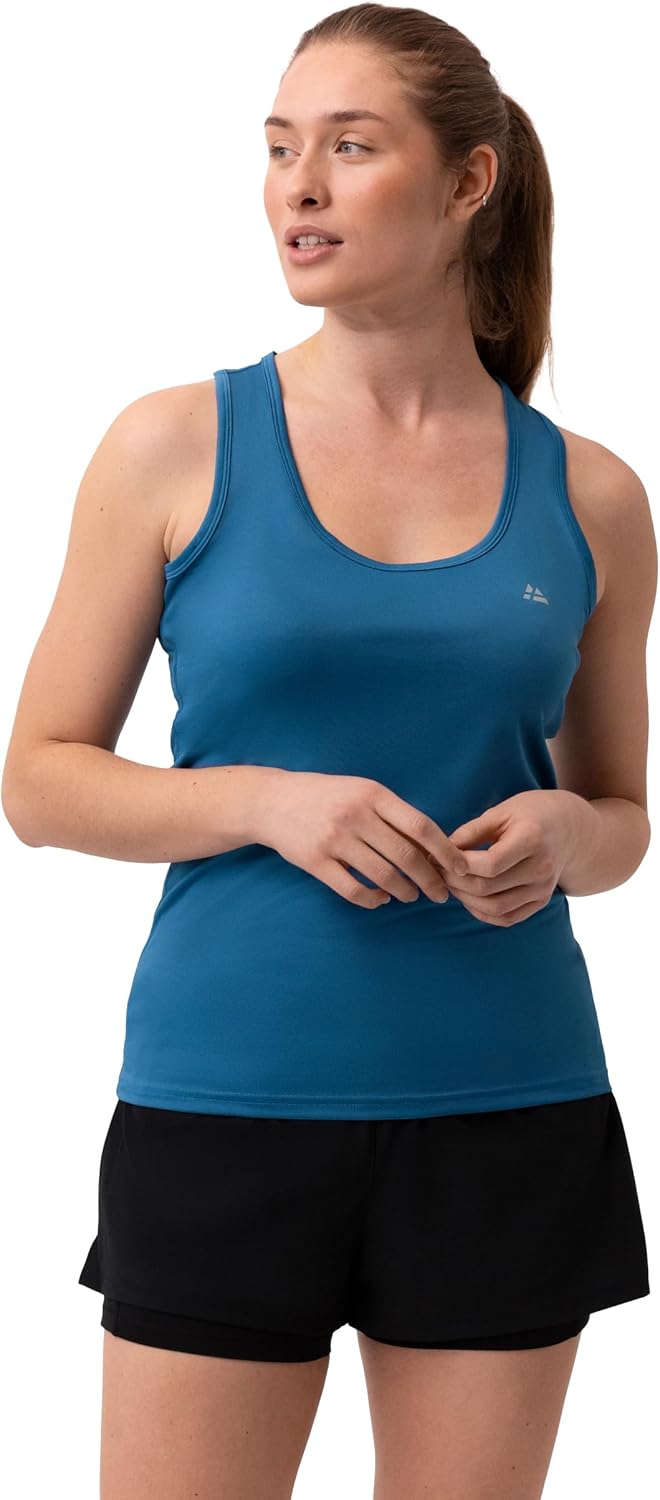Detalle de Danish Endurance Canotta Sportiva Senza Maniche da Donna – Leggera, Traspirante e Sostenibile