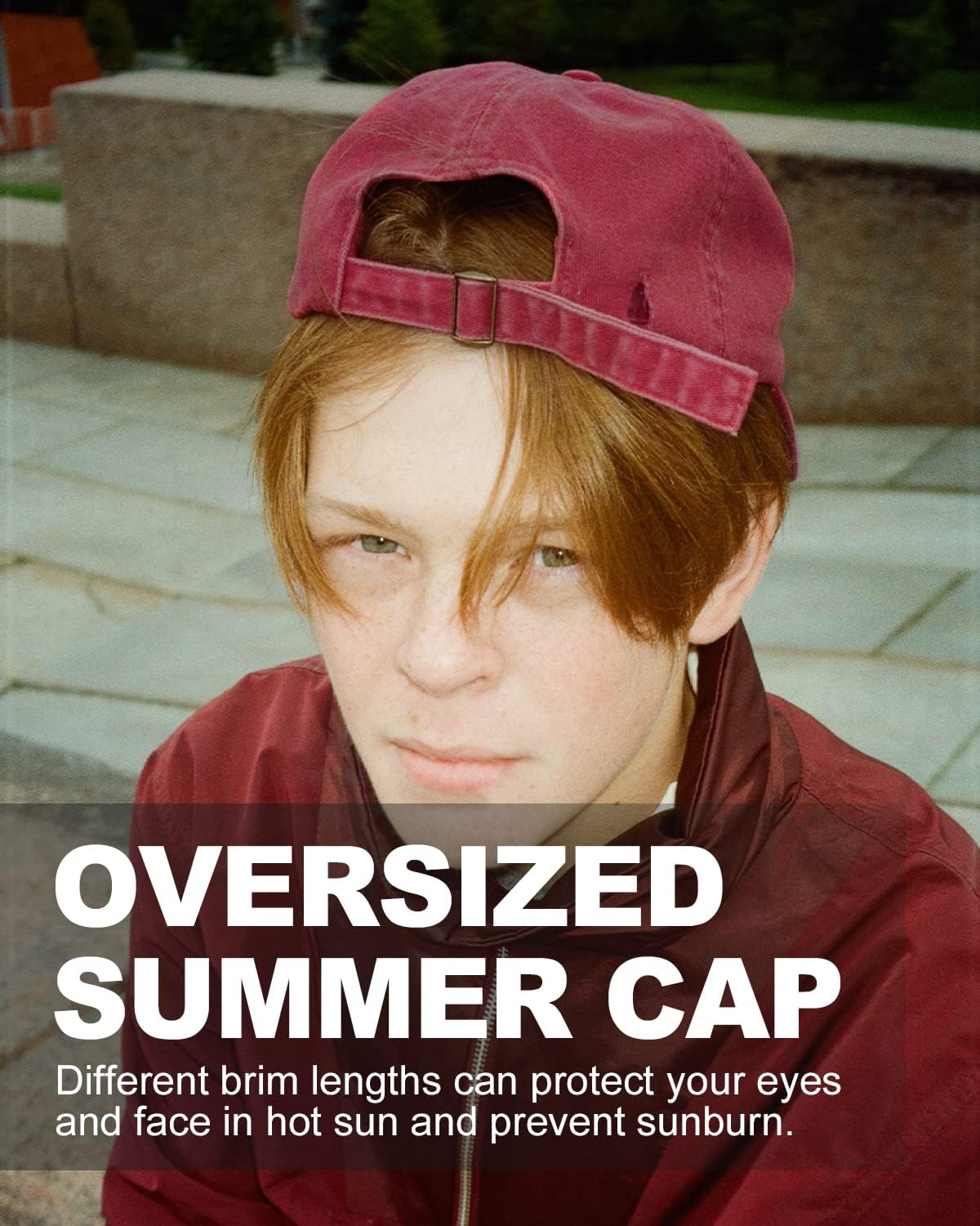 Detalle de Zylioo XL/XXL Baseball Caps for Large Heads – Oversize running & sports cap