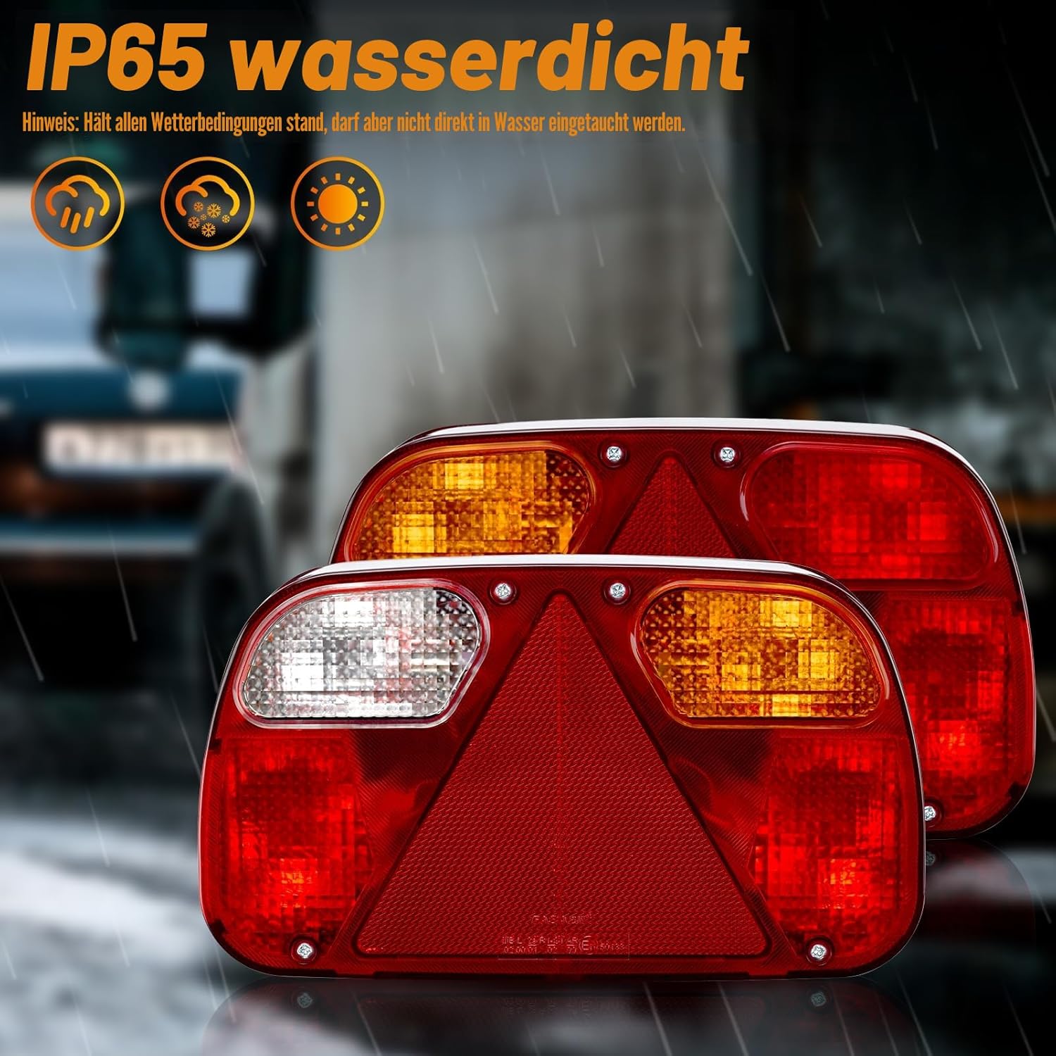 Thumbnail 5 de Aissom Rückleuchten Set 12V für Anhänger