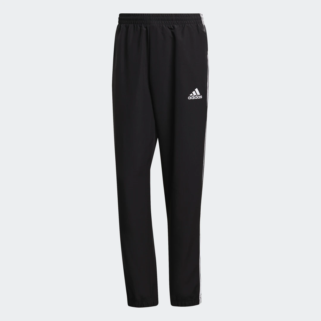 Detalle 1 de Chándal AEROREADY Essentials Regular-Fit 3 bandas de Adidas — Negro
