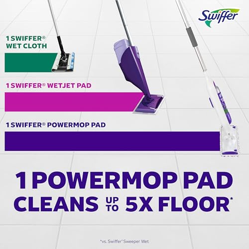 Thumbnail 9 de Swiffer PowerMop Multi-Surface Mopping Pad Refills (11 Count) for Floor Cleaning