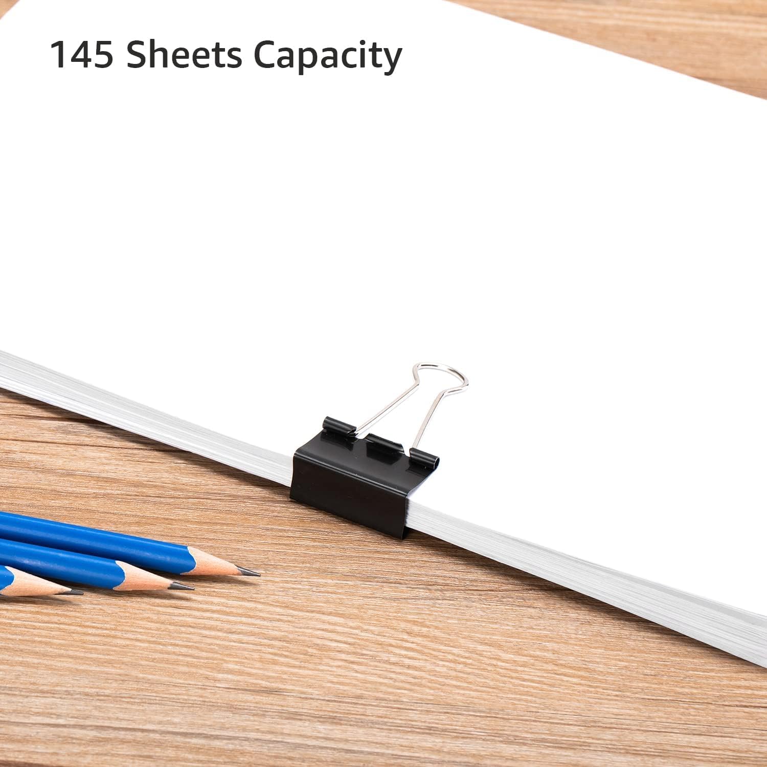 Thumbnail 5 de Amazon Basics Binder-Clips: 5/8 Zoll Öffnung, 1-1/4 Zoll Breite – 96 Stück in 8 Packungen