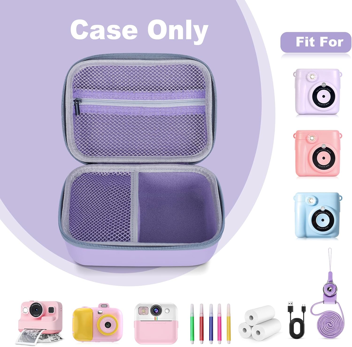 Thumbnail 1 de Riosin Kids Camera Case 1 pocket