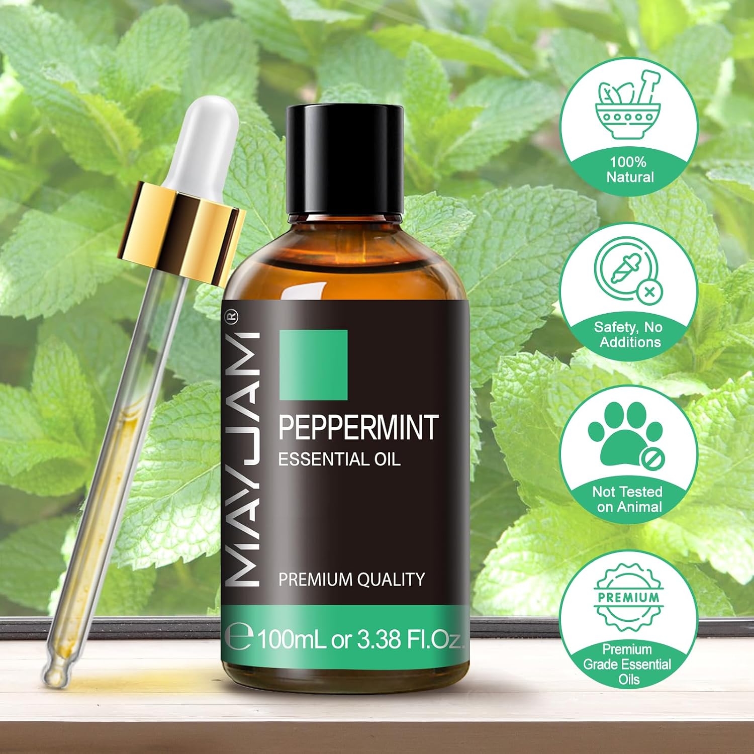 Thumbnail 5 de MAYJAM Menthe poivrée huile essentielle 100 ml