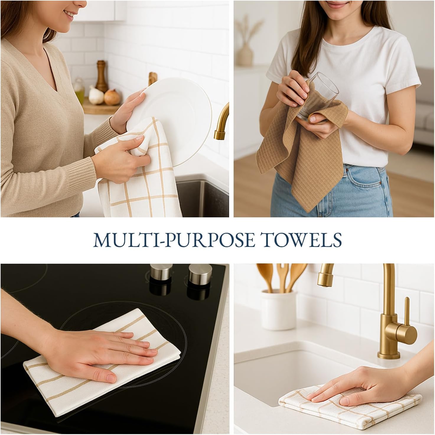 Thumbnail 5 de LANE LINEN Kitchen Towels 18x28 6 Pack