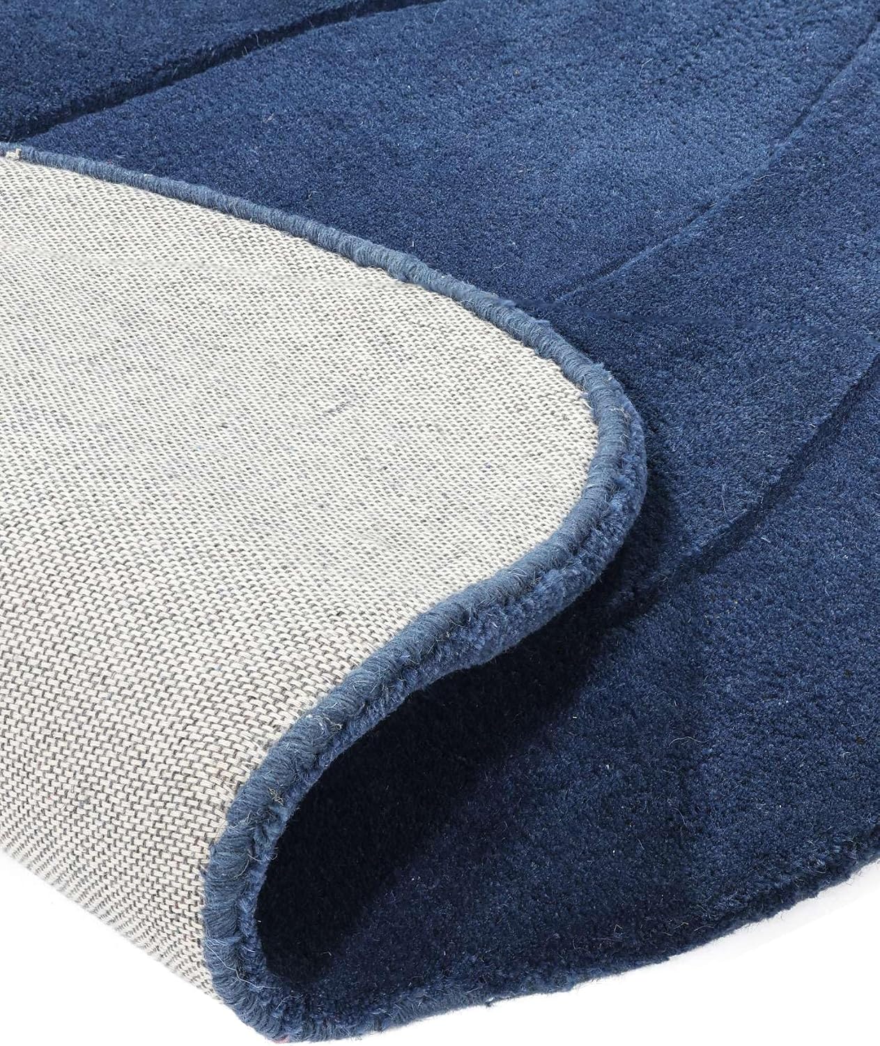Thumbnail 5 de RugVista Barba Rug, 250 x 250 cm, Blue, Medium Pile, Wool & Cotton