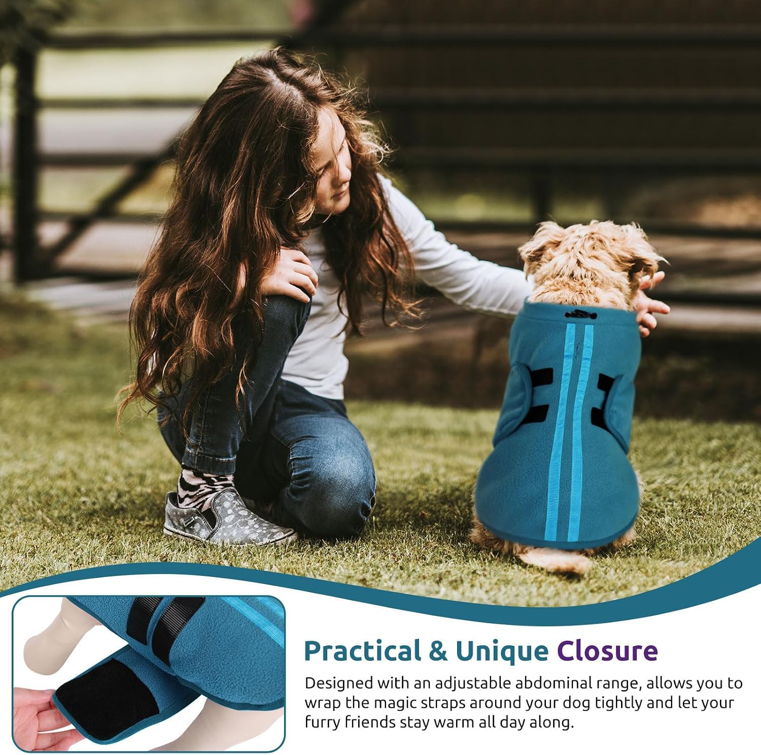 Detalle 2 de PUZAUKAL Hundepullover Fleece Weste XS