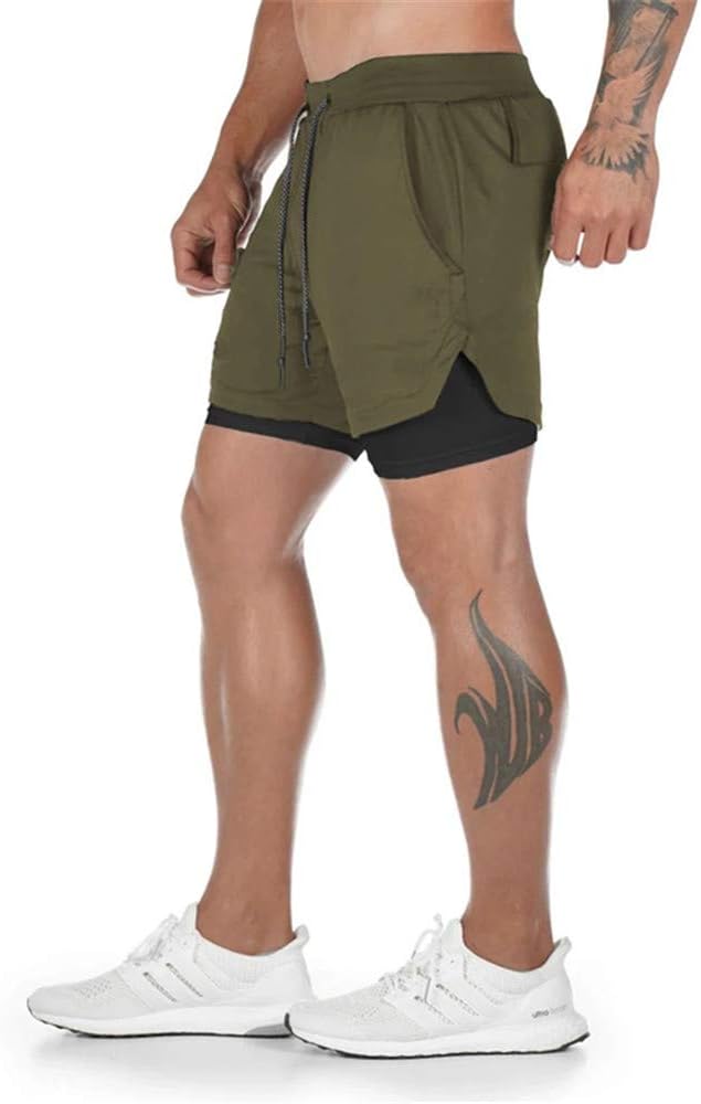 Thumbnail 2 de Superora Mens Running Gym 2 in 1 Sports Shorts with Pockets: breathable, practical and built for daily workouts