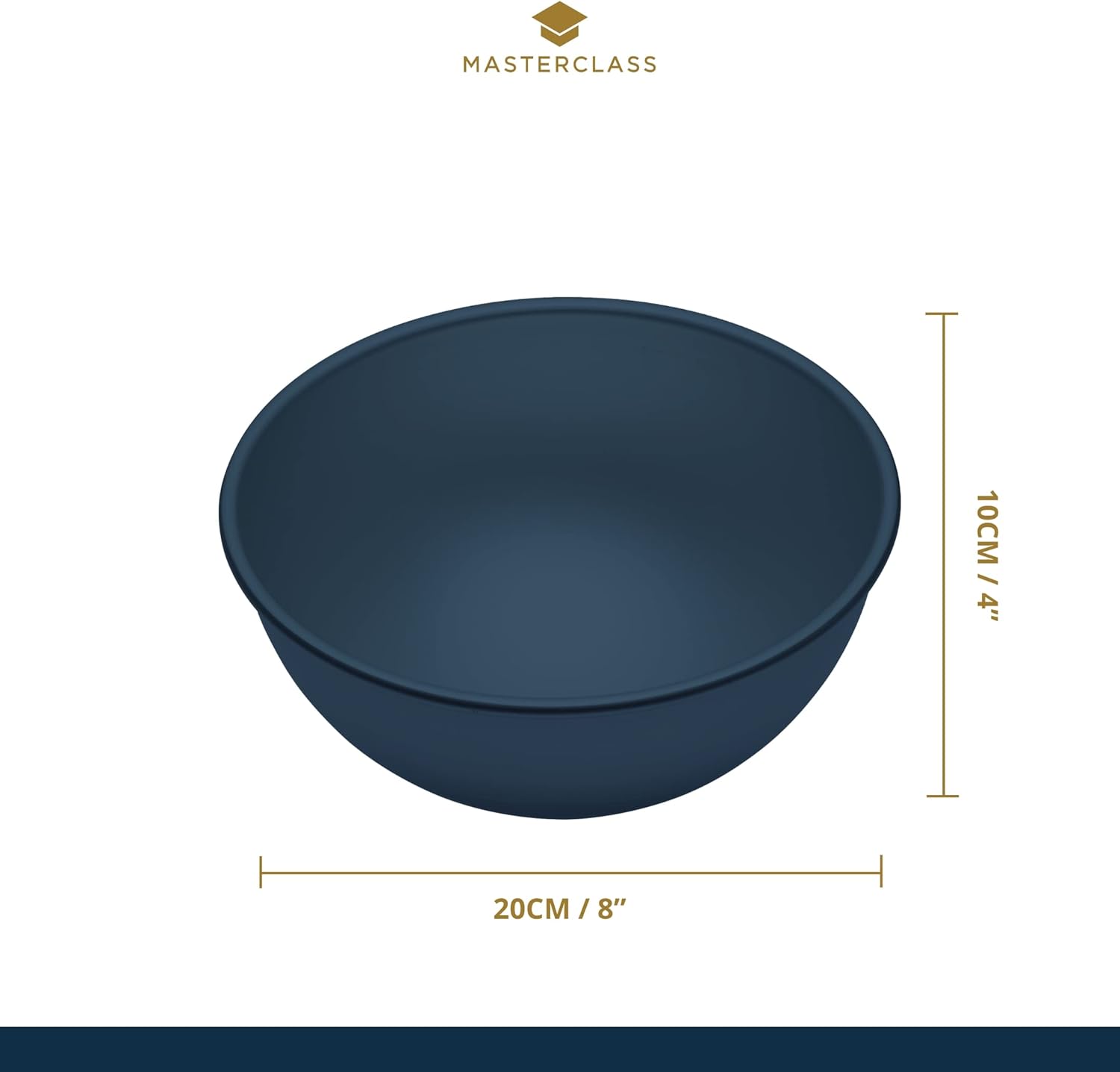 Detalle de MasterClass Hemisphere Cake Tin 20 cm – moule en aluminium anodisé argenté