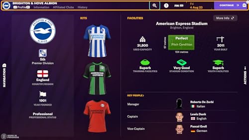 Detalle 2 de Football Manager 2024 PS5 — juego de gestión