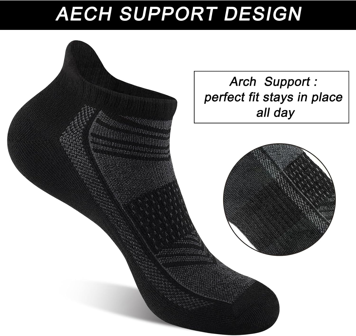 Detalle 2 de shnn 14 Pairs Ankle Socks
