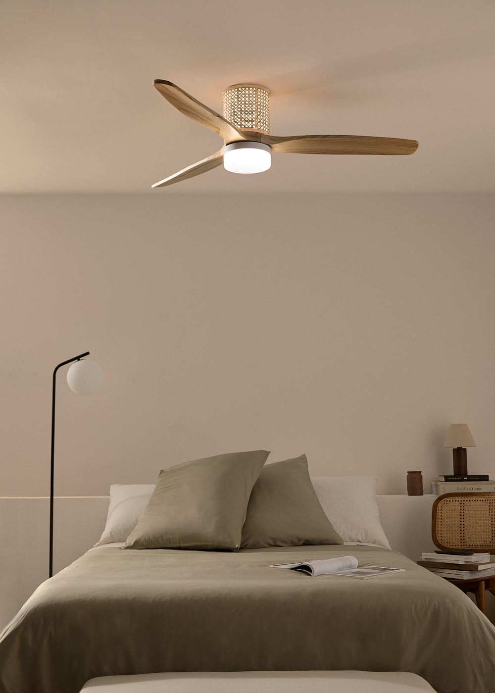 Thumbnail 2 de CREATE WIND CALM RATTAN ventilador techo 132 cm