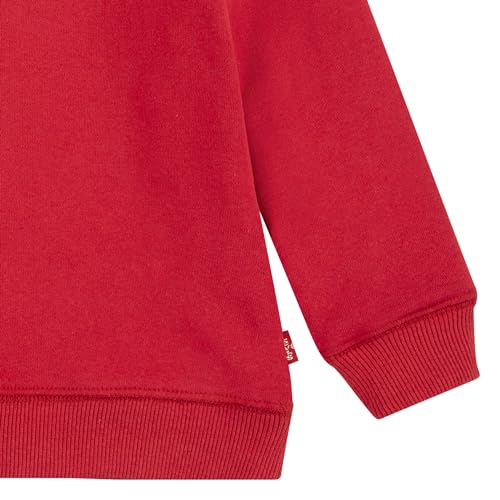 Thumbnail 2 de Levi's Kids Batwing Crewneck Sudadera para bebé y niños (Rojo/Blanco, 3 años)
