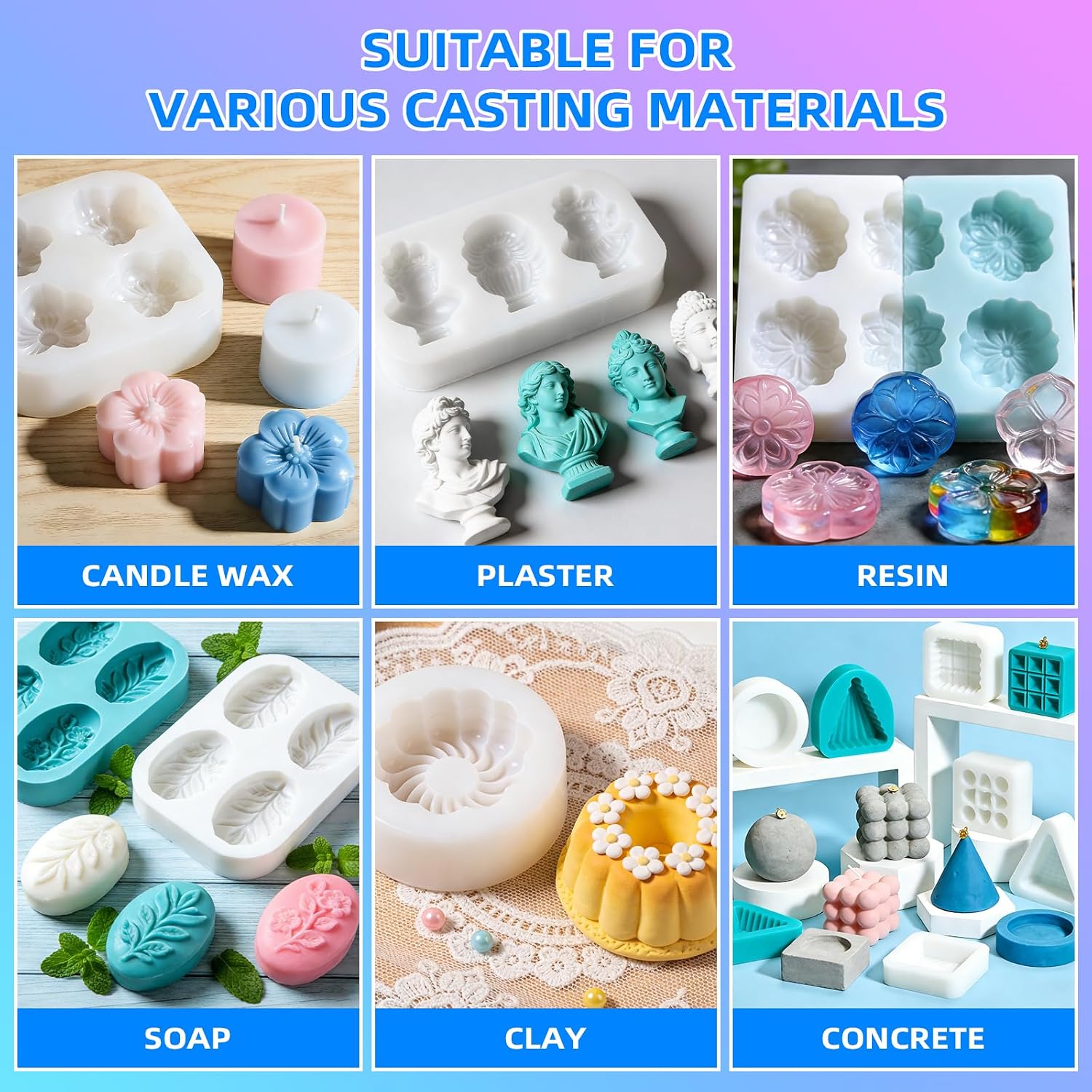 Thumbnail 5 de STARTSO WORLD 80oz silicone mold kit