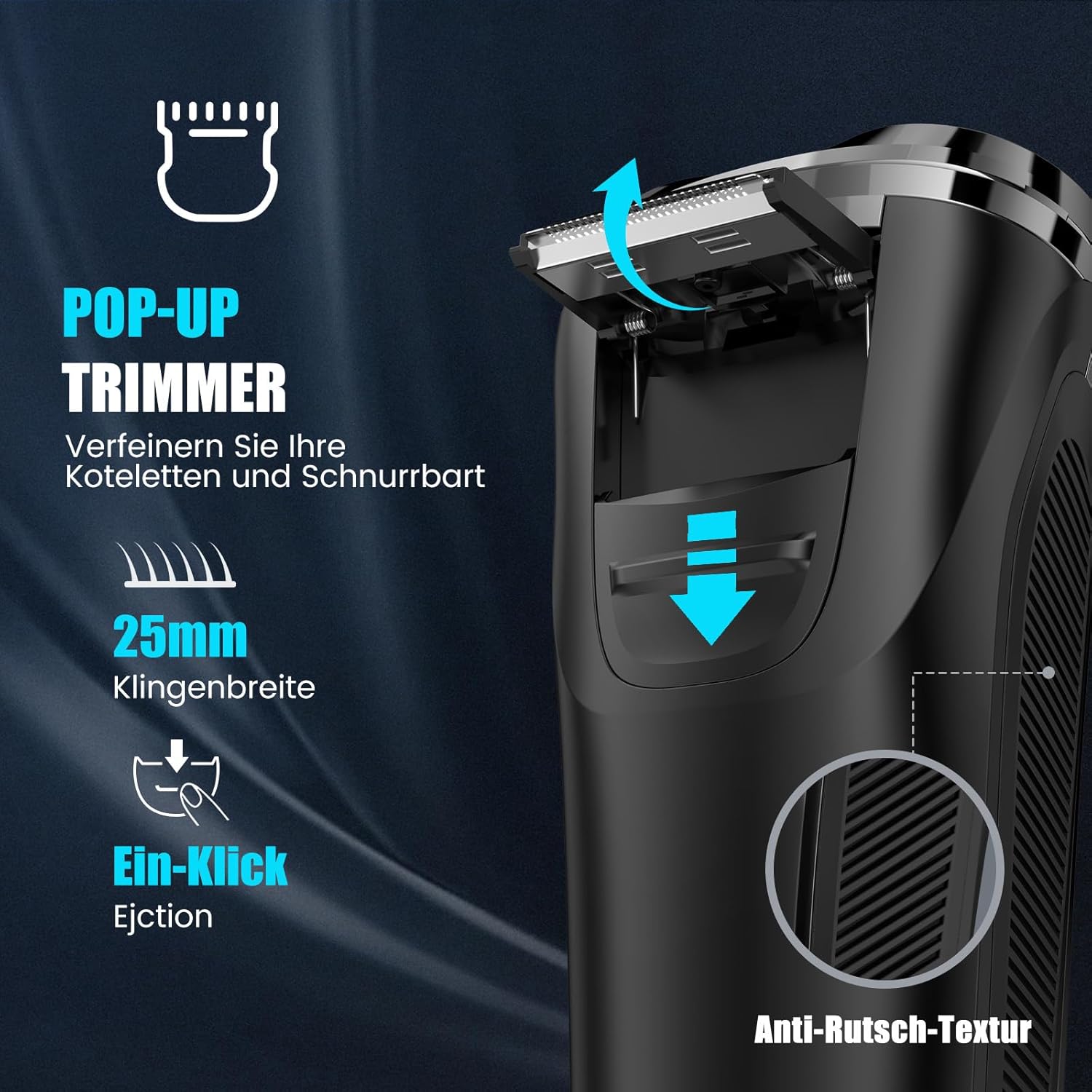 Thumbnail 5 de Brightup Rasierer Herren 4D Schwebekopf Elektrorasierer