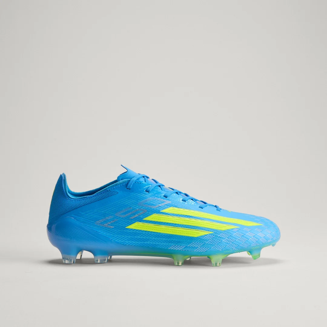 Detalle de Bota de fútbol Adidas F50 ELITE para césped natural seco – color Azul