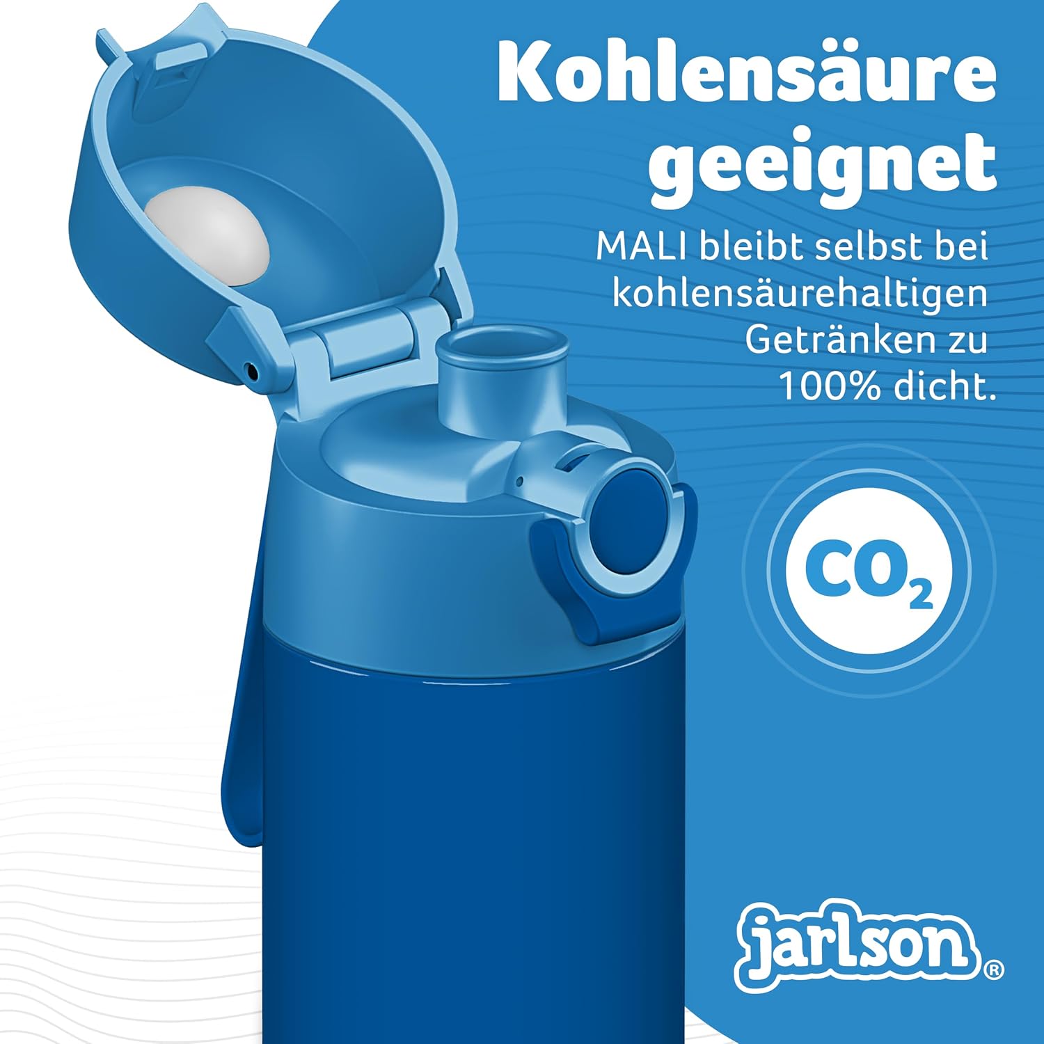 Thumbnail 3 de Jarlson Trinkflasche MALI Edelstahl – 500 ml, auslaufsicher, vakuumisoliert, spülmaschinengeeignet