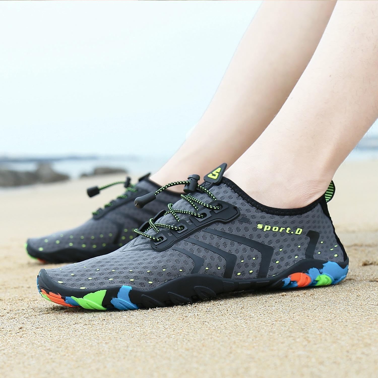 Detalle 2 de SAGUARO Scarpe da scoglio uomo/donna antiscivolo con asciugatura rapida, Gr. 35-48 EU