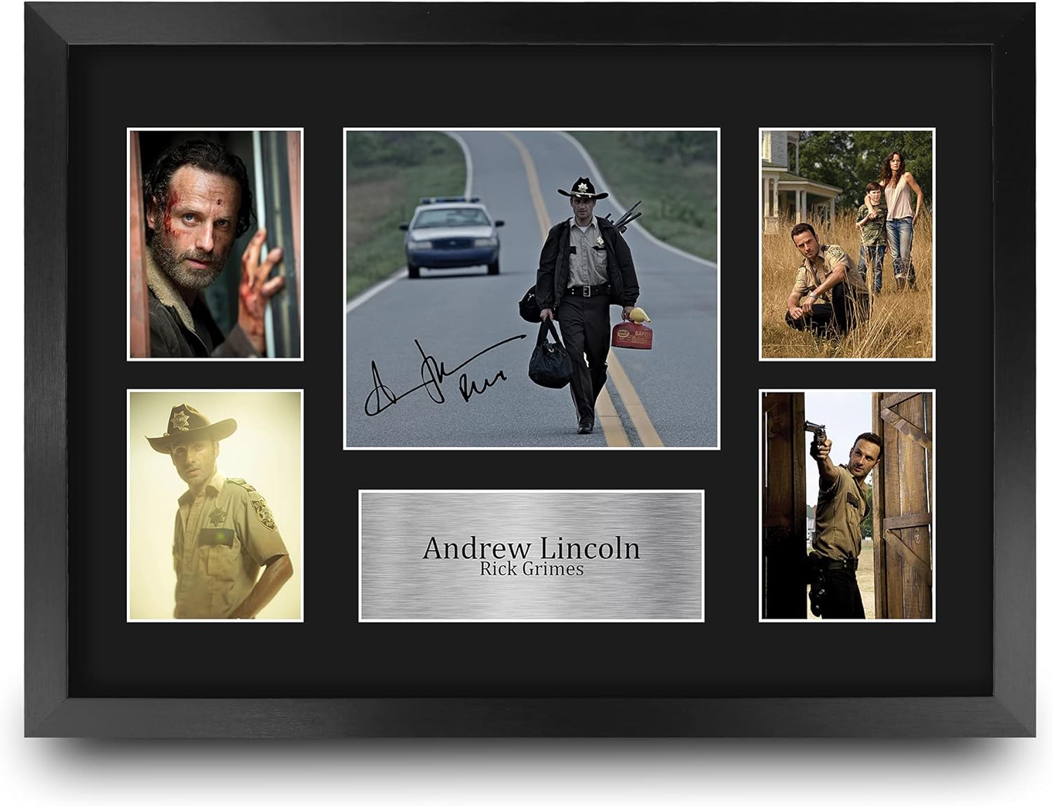 Thumbnail 1 de HWC Trading Andrew Lincoln A4 printed autograph display (The Walking Dead)