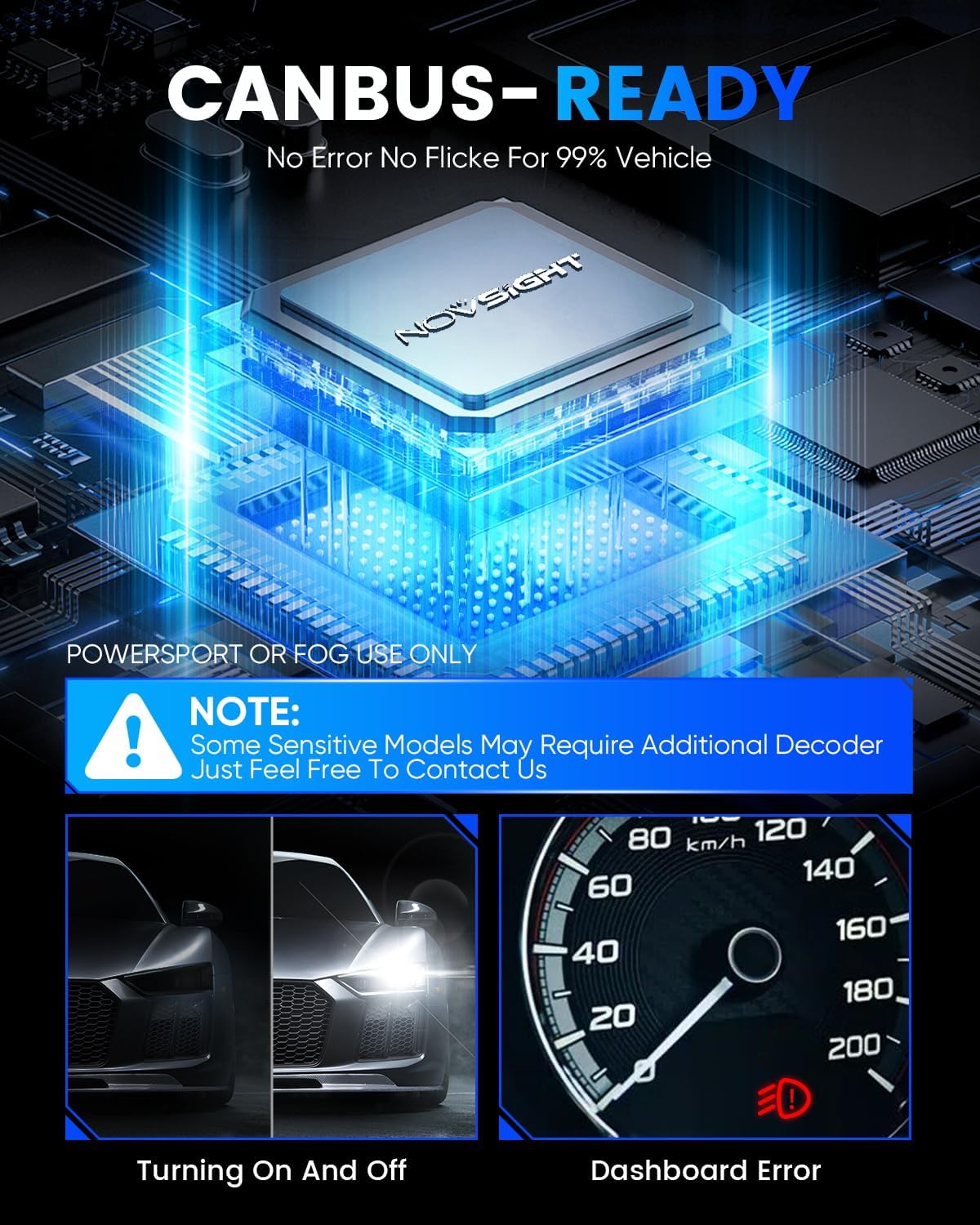 Thumbnail 6 de NOVSIGHT H7 LED Headlight Bulbs