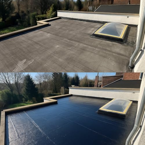 Detalle 2 de Schütz Elastic Rubber Coating – Roofing liquide d’étanchéité 10 kg, Noir
