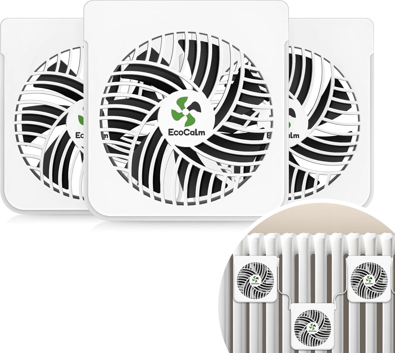 EcoCalm Heizkörperventilator mit Thermostat 2025