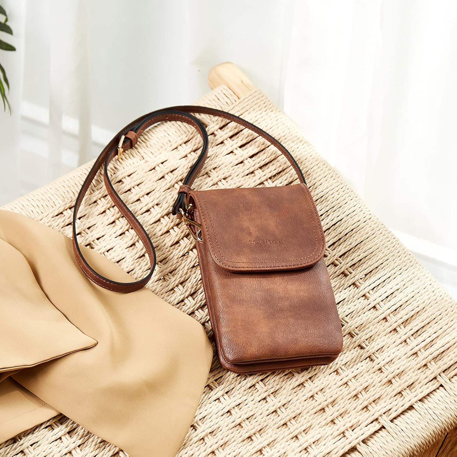 Thumbnail 2 de BOSTANTEN Crossbody Bag for Women Leather Small