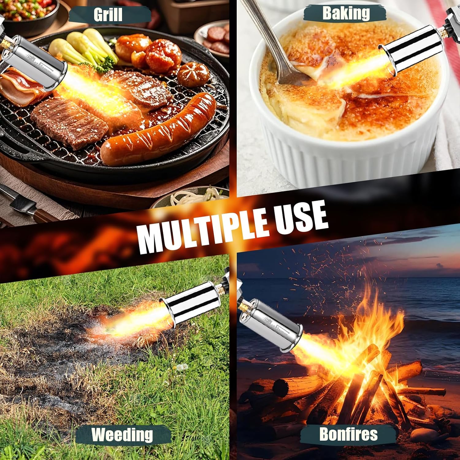 Thumbnail 3 de ARTFLAMM Flame Thrower Gun - Propane Cooking Torch for BBQ, Campfire and More