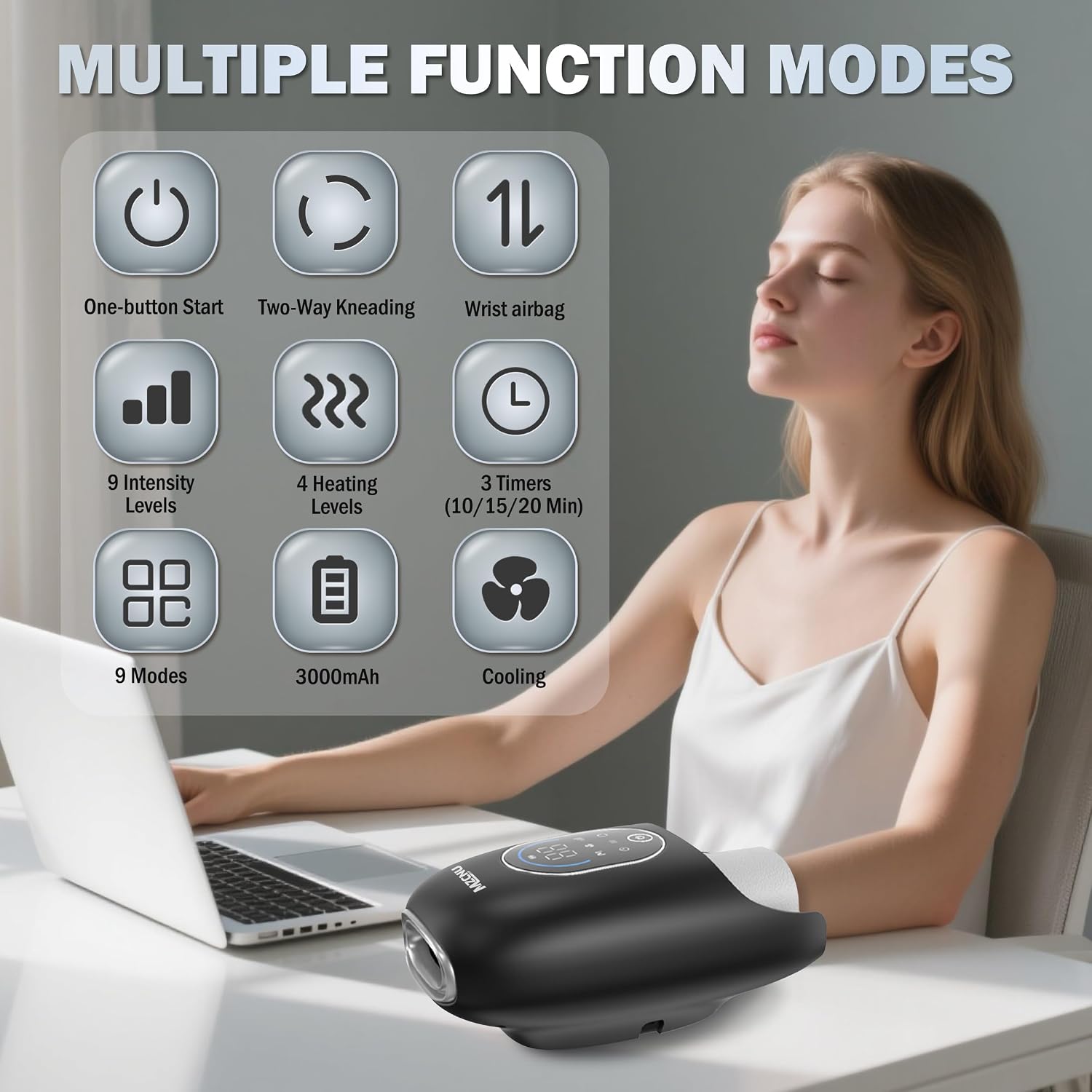 Detalle 2 de MZCNU Hand Massager 3000mAh
