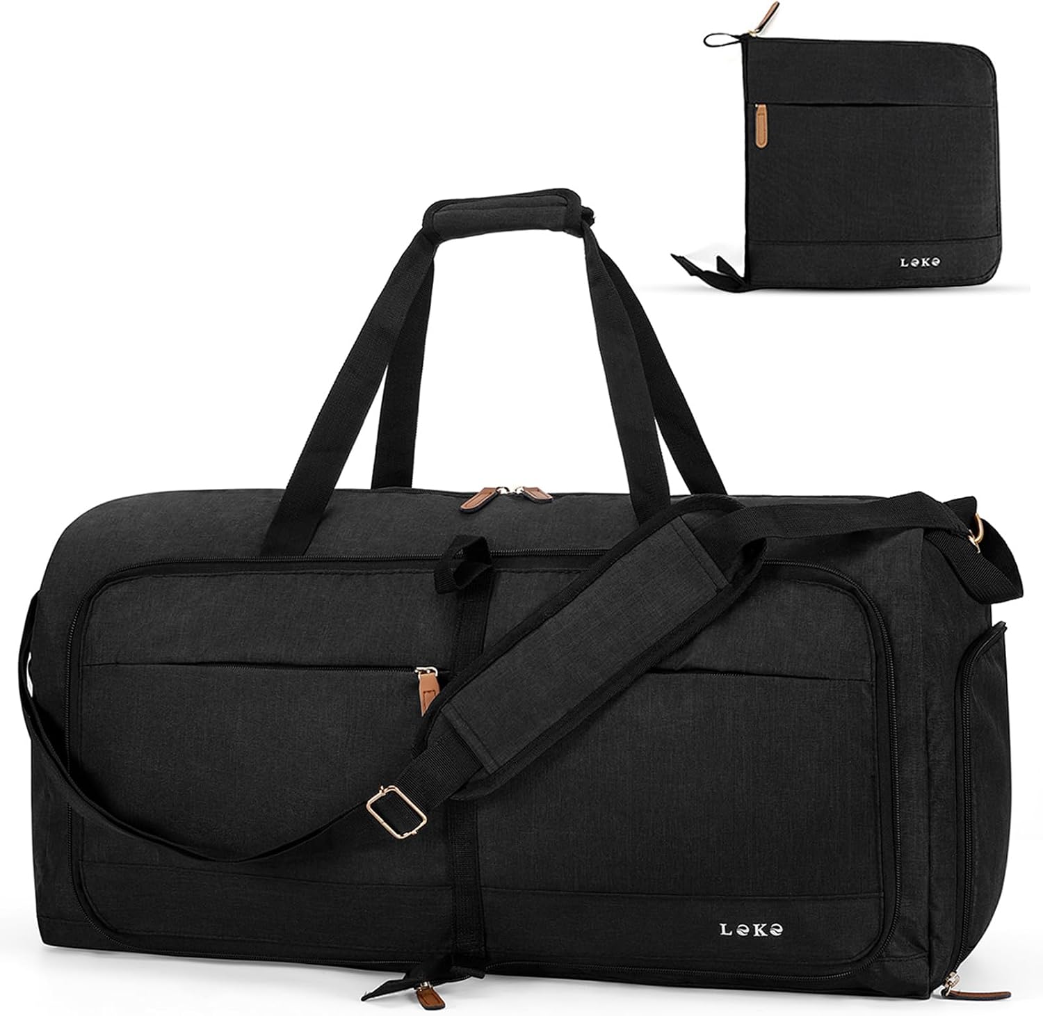 Thumbnail 6 de Lekesky Reisetasche Damen 100L – Faltbare Weekender Tasche mit Schuhfach, wasserdicht
